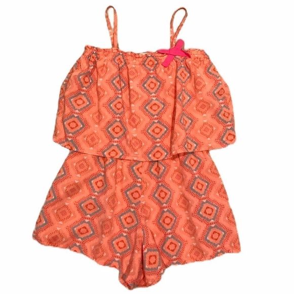 🌺 OSHKOSH Aztec Print Romper - Picture 1 of 8